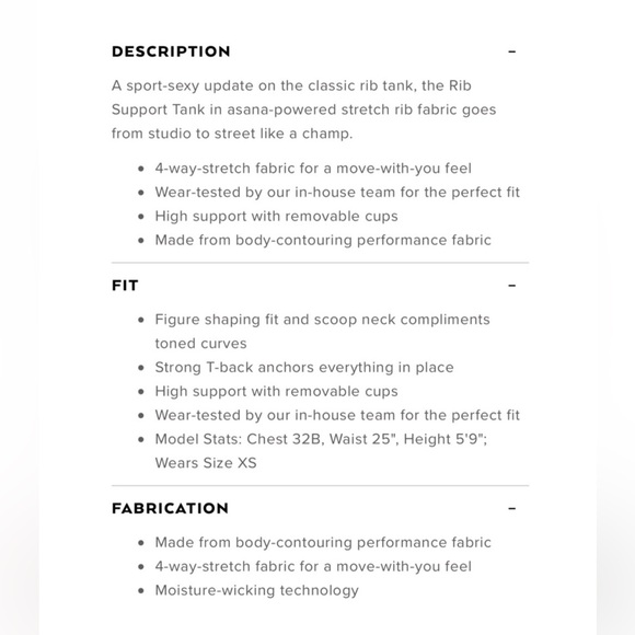 ALO Yoga Ribbed Support Tank in Black - Picture 3 of 10